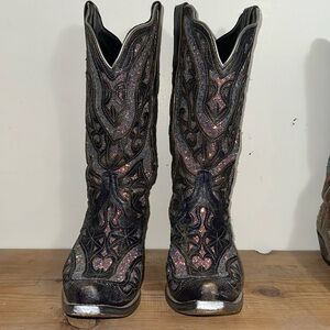Size 10 B J.B Dillon cowboy boots